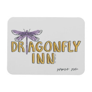 Gilmore Girls   Dragonfly Inn Watercolor Logo Magnet