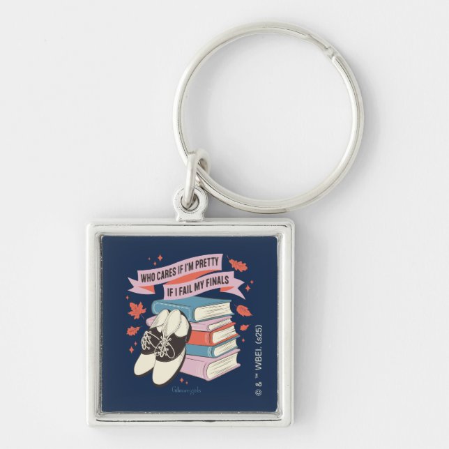 Gilmore Girls Finals Quote Design Keychain (Front)