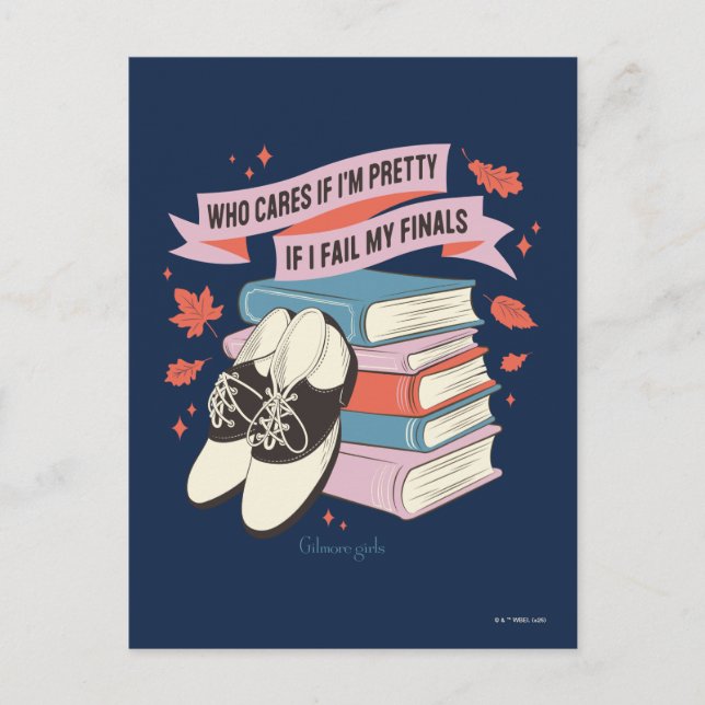 Gilmore Girls Finals Quote Design Postcard (Front)