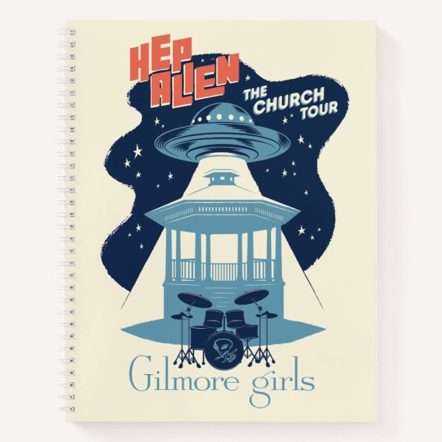 Gilmore Girls Hep Alien Church Tour Notebook (Front)