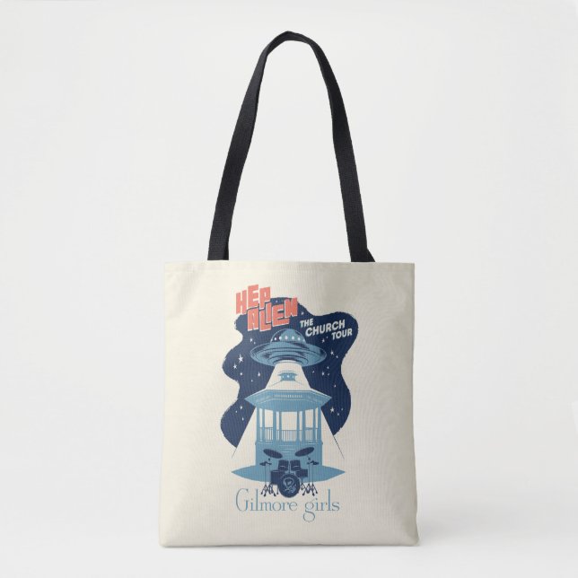 Gilmore Girls Hep Alien Church Tour Tote Bag (Front)
