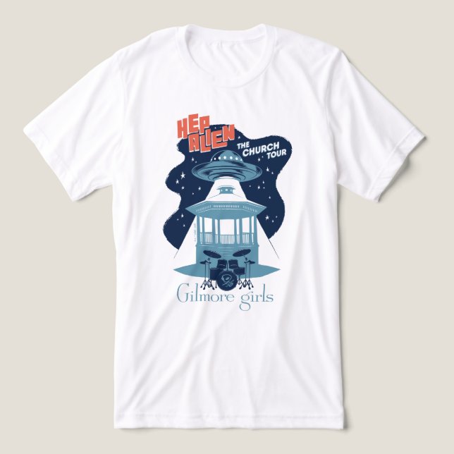 Gilmore Girls Hep Alien Church Tour Tri-Blend Shirt (Design Front)