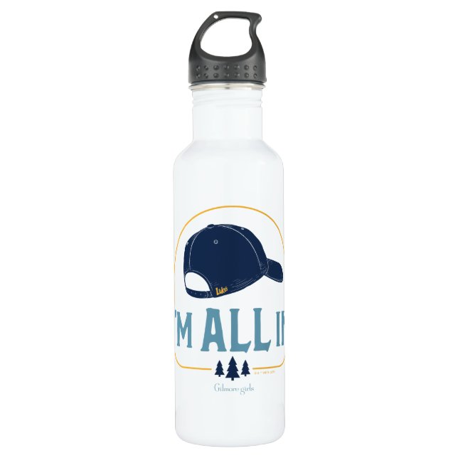 Gilmore Girls I’m All In Luke’s Hat 710 Ml Water Bottle (Front)