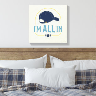 Gilmore Girls I’m All In Luke’s Hat Canvas Print
