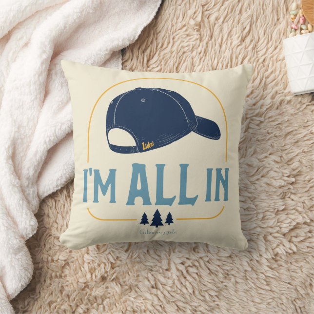 Gilmore Girls I’m All In Luke’s Hat Throw Pillow (Blanket)