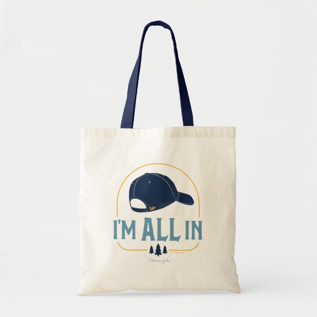 Gilmore Girls I’m All In Luke’s Hat Tote Bag (Front)