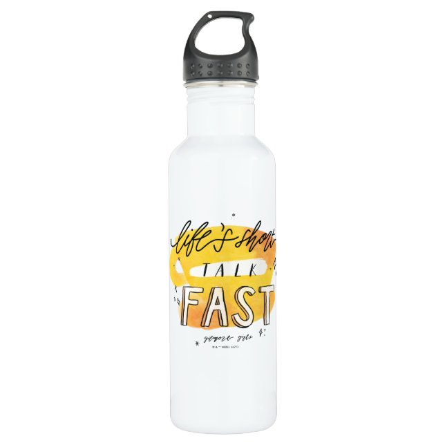 Gilmore Girls | Life's Short Talk Fast 710 Ml Water Bottle (Front)