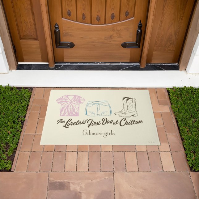 Gilmore Girls Lorelai Chilton Outfit Design Doormat (Outdoor)
