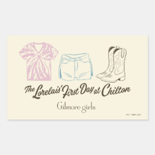 Gilmore Girls Lorelai Chilton Outfit Design Sticker