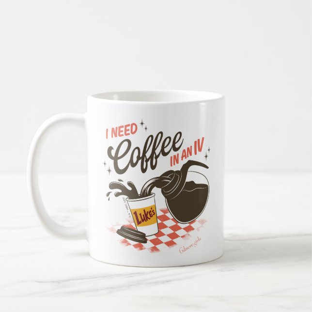 Gilmore Girls Luke’s Coffee IV Quote Coffee Mug (Left)