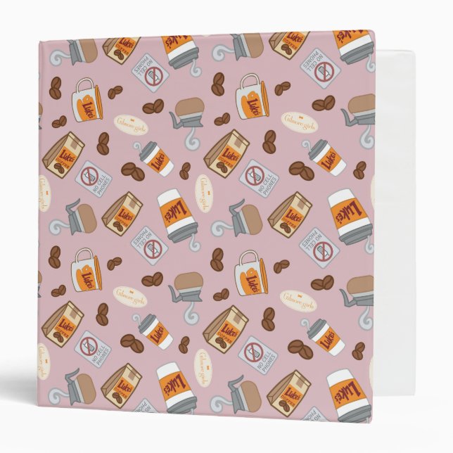 Gilmore Girls | Luke's Diner Coffee Pattern Binder (Front/Inside)