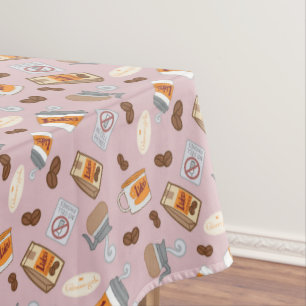 Gilmore Girls   Luke's Diner Coffee Pattern Tablecloth