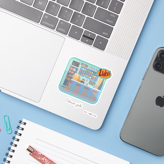 Gilmore Girls | Luke's Diner Graphic (Laptop w/ iPhone)