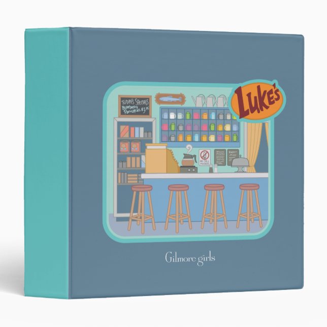 Gilmore Girls | Luke's Diner Graphic Binder (Front/Spine)