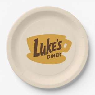Gilmore Girls & Luke's Diner Inspired Paper Plates