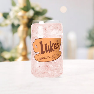 Gilmore Girls | Luke's Diner Logo Can Glass