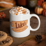 Gilmore Girls | Luke's Diner Logo Coffee Mug<br><div class="desc">Start your day like a true Stars Hollow local with this Gilmore Girls Luke's Diner logo coffee mug. Featuring the iconic logo from the beloved series, this mug is perfect for fans who want to bring a touch of nostalgia to their morning routine. Made from durable materials and customizable, it’s...</div>