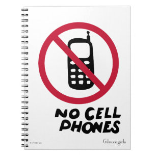 Gilmore Girls   Luke's Diner - No Cell Phones Notebook