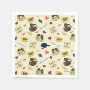 Gilmore Girls Lunch at Luke’s Pattern Napkin
