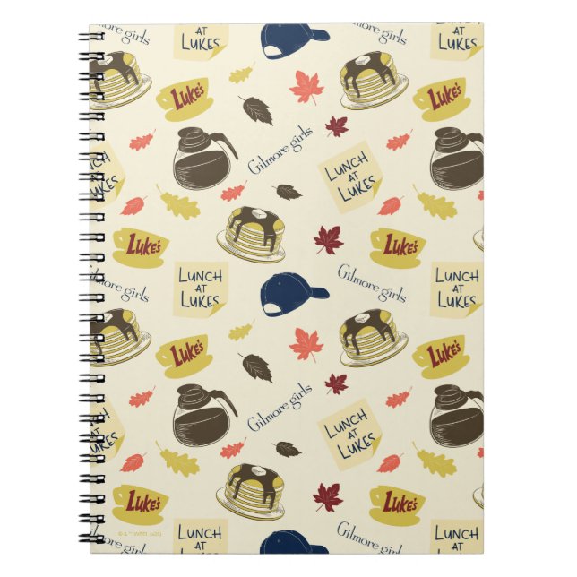 Gilmore Girls Lunch at Luke’s Pattern Notebook (Front)