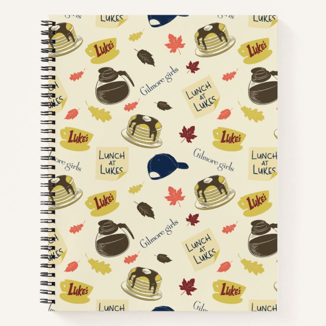Gilmore Girls Lunch at Luke’s Pattern Notebook (Front)