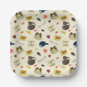 Gilmore Girls Lunch at Luke’s Pattern Paper Plate