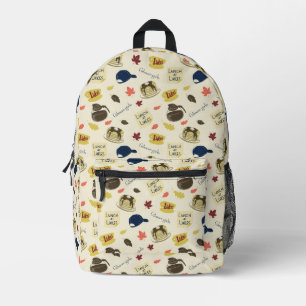Gilmore Girls Lunch at Luke’s Pattern Printed Backpack