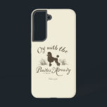 Gilmore Girls | Oy With the PoodlesDesign Samsung Galaxy Case<br><div class="desc">Embrace one of the most iconic and quirky Gilmore Girls quotes with this vintage-style “Oy with the Poodles Already” design. Featuring an elegant illustrated poodle framed by grass and whimsical script typography, this fan-favourite moment captures Lorelai’s signature humour and fast-talking charm. A perfect pick for those who love Stars Hollow...</div>