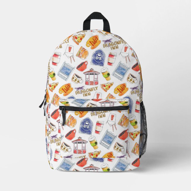 Gilmore Girls Pattern Printed Backpack (Front)
