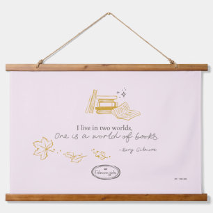 Gilmore Girls Rory Book Quote Design Hanging Tapestry