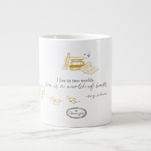 Gilmore Girls Rory Book Quote Design Large Coffee Mug