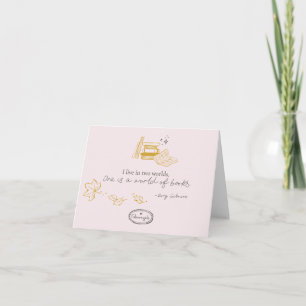 Gilmore Girls Rory Book Quote Design Note Card
