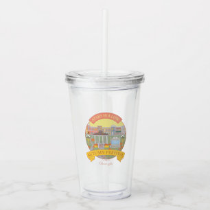 Gilmore Girls   Stars Hollow Autumn Festival Acrylic Tumbler