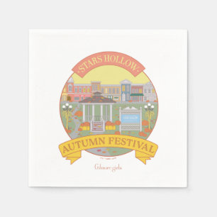 Gilmore Girls Stars Hollow Autumn Festival Napkin