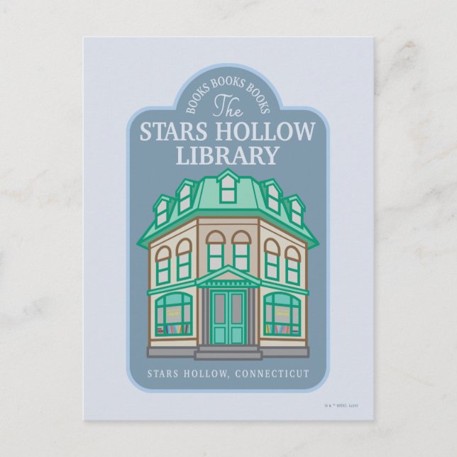 Gilmore Girls | Stars Hollow Library Postcard (Front)