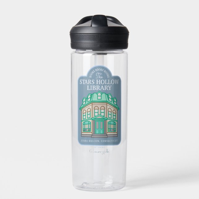 Gilmore Girls | Stars Hollow Library Water Bottle (Front)