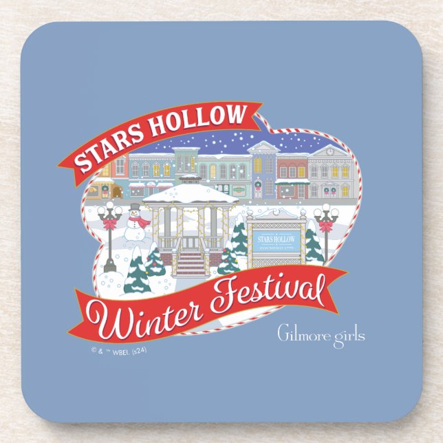 Gilmore Girls | Stars Hollow Winter Festival Coaster (Front)