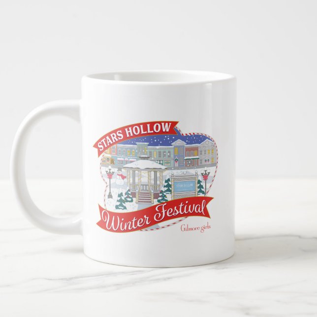 Gilmore Girls | Stars Hollow Winter Festival Large Coffee Mug (Left)