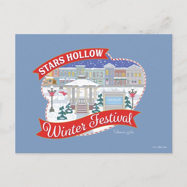 Gilmore Girls | Stars Hollow Winter Festival Postcard (Front)