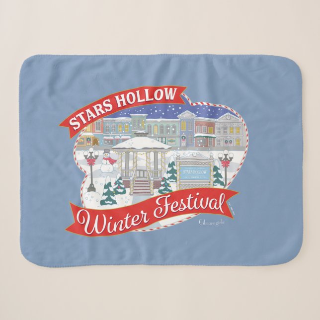 Gilmore Girls | Stars Hollow Winter Festival Sherpa Blanket (Front (Horizontal))
