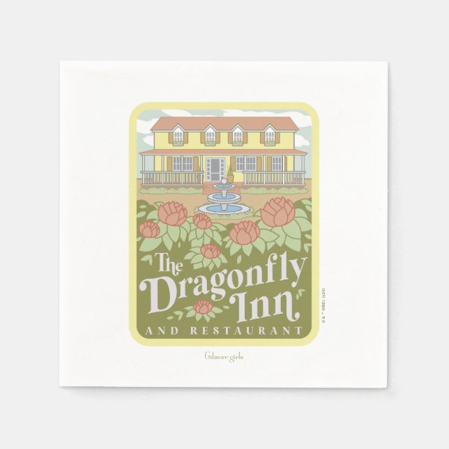 Gilmore Girls | The Dragonfly Inn & Restaurant Napkin (Front)