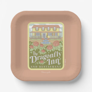 Gilmore Girls   The Dragonfly Inn & Restaurant Paper Plate