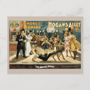 Gilmore & Leonard in their Irish nonsensicality Postcard