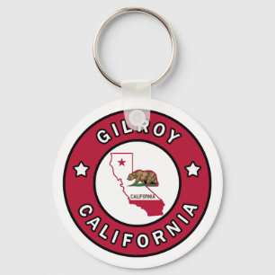 Gilroy California Keychain