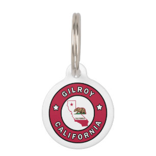 Gilroy California Pet Tag