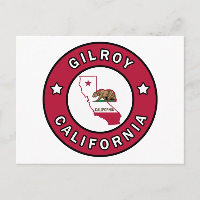 Gilroy California Postcard (Front)