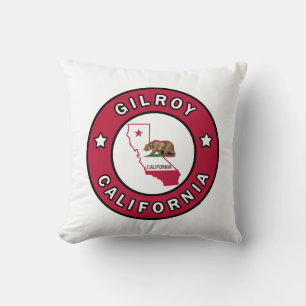 Gilroy California Throw Pillow