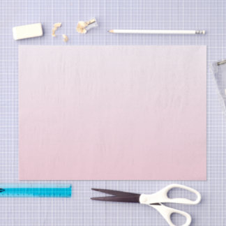 Gilry Minimalist Blush Pink Ombre Gradient Tissue Paper