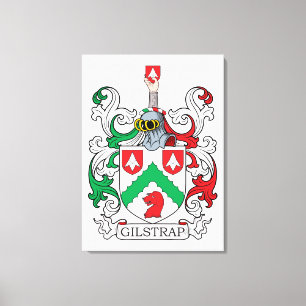 Gilstrap Family Crest Canvas Print