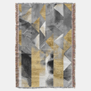 Gilt Reflections I Throw Blanket